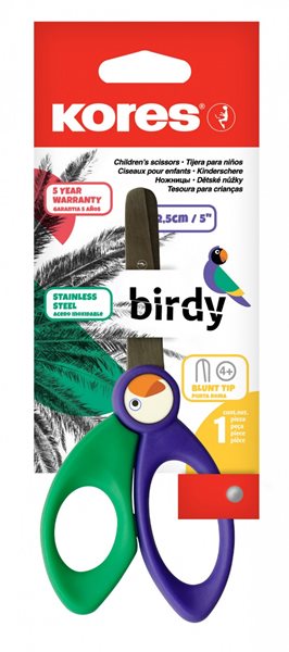 Kores Dětské nůžky Birdy 12