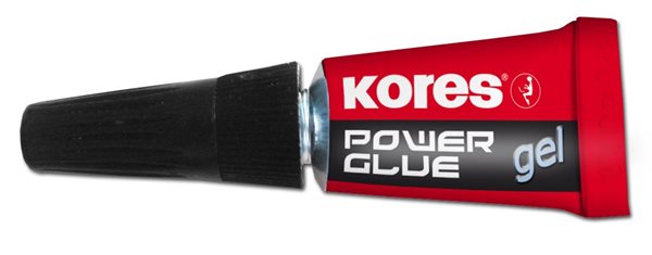 Kores Powerglue gel Vteřinové lepidlo 3 x 1 g