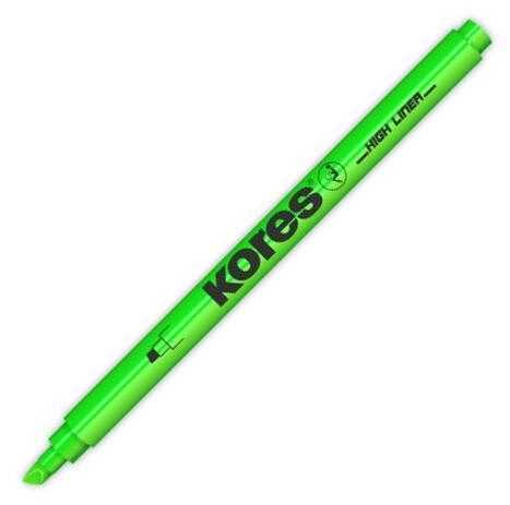 Kores Zvýrazňovač High Liner - zelený