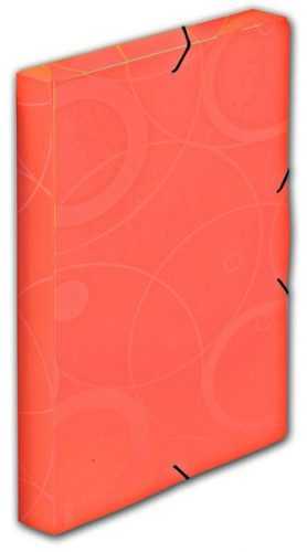 Krabice s gumou A4 3 cm Neo Colori - oranžová