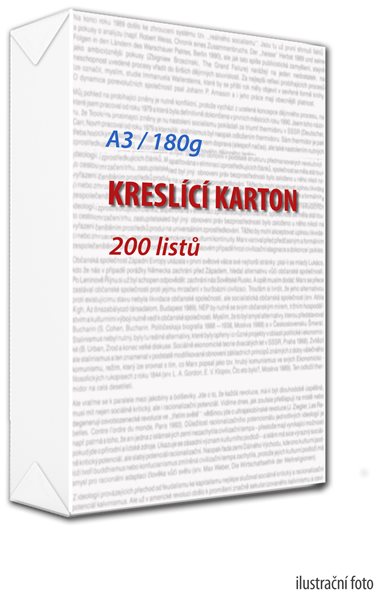 Kreslicí karton A3 180 g - 200 ks