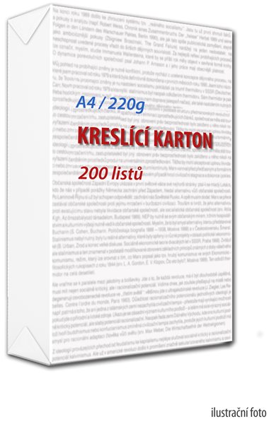 Kreslicí karton A4 220 g - 200 ks