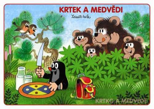 Krtek a medvědi - Omalovánky A5 - Miler Zdeněk - 15x21