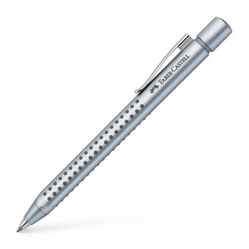Kuličkové pero Faber-Castell Grip 2011 - stříbrná