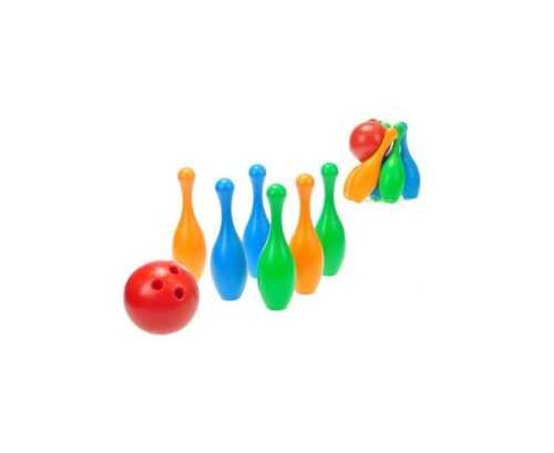 Kuželky 25 cm 6 ks s koulí 14 cm