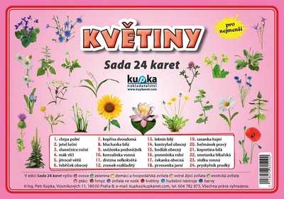 Květiny - Sada 24 karet - Kupka Petr a kolektiv - 14