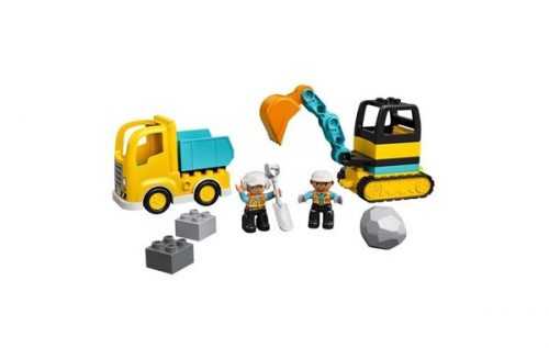 LEGO DUPLO Town 10931 Náklaďák a pásový bagr