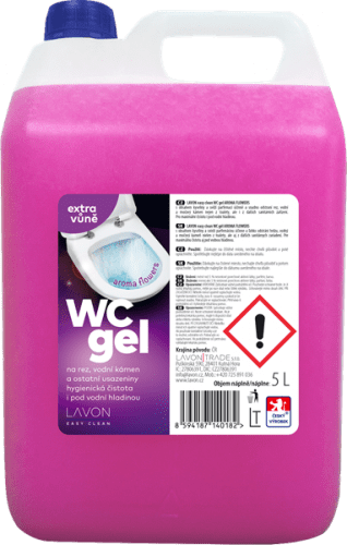 Lavon WC gel - aroma flowers 5 l