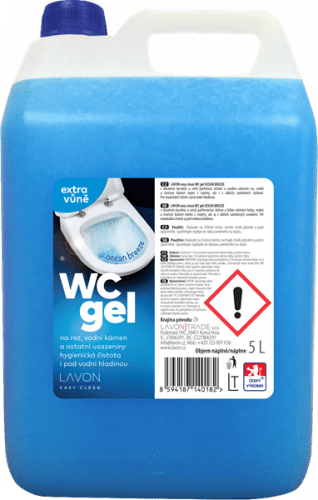 Lavon WC gel - ocean breeze 5 l