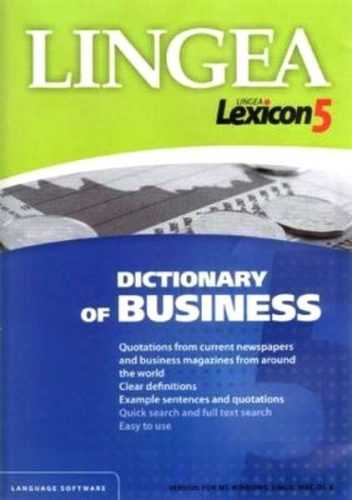 Lexicon 5 Dictionary of Business - 19x13