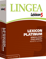 Lexicon 5 Německý slovník Platinum - neuveden - 19x13