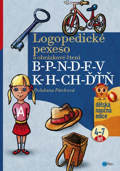 Logopedické pexeso a obrázkové čtení B-P-N-D-F-V-K-H-CH-ĎŤŇ - Bohdana Pávková - 21x30 cm