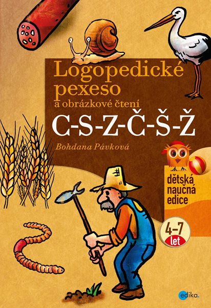 Logopedické pexeso a obrázkové čtení C-S-Z-Č-Š-Ž - Bohdana Pávková - 21x30 cm