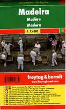 Madeira - minimapa Freytag - 1:75 000 /Portugalsko/ - 90x150mm - složená