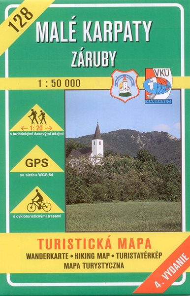 Malé Karpaty - Záruby - mapa VKÚ č.128 - 1:50 000 /Slovensko/