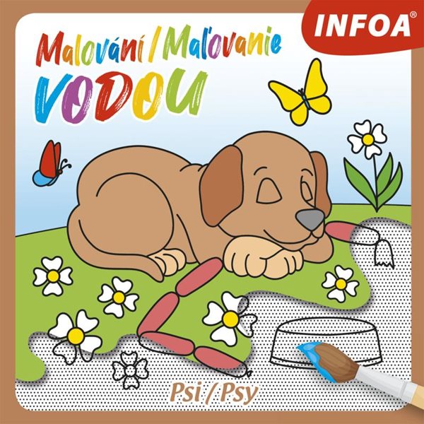 Malování / Maľovanie vodou - Psi - neuveden