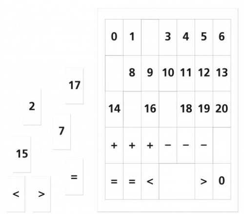 Matematika se Čtyřlístkem 1 pro ZŠ - Sada příloh - Číslice - 210×297