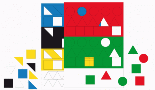 Matematika se Čtyřlístkem 1 pro ZŠ - Sada příloh - Geometrické tvary - 210×297