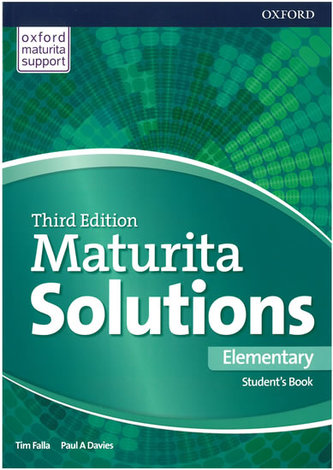 Maturita Solutions 3rd Edition Elementary Student's Book (Czech Edition) - Falla Tim