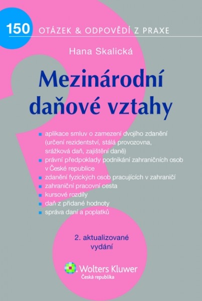 Mezinárodní daňové vztahy - 2.