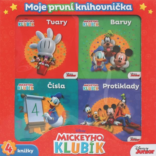 Mickeyho klubík - Moje první knihovnička - 30x30 cm