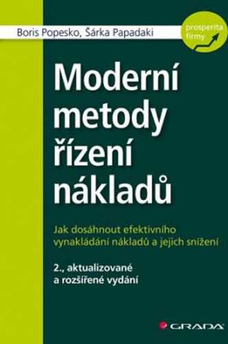Moderní metody řízení nákladů - Popesko Boris