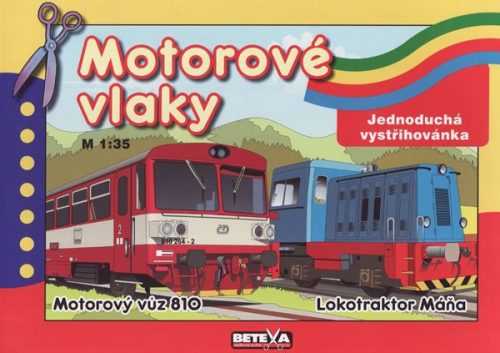 Motorové vozy 810 a Máňa - vystřihovánky - A4