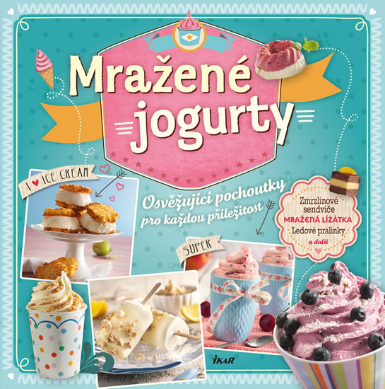 Mražené jogurty - Marta El Bournová - 22x22 cm