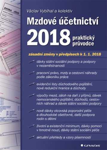 Mzdové účetnictví 2018 - Vybíhal Václav a kolektiv - 17x24 cm
