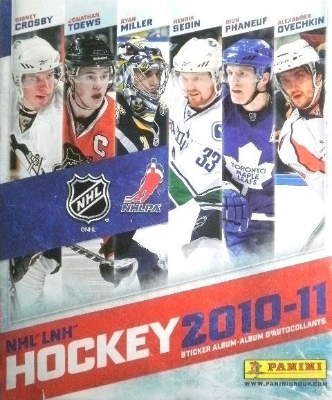 NHL 2010/2011 - album na samolepky