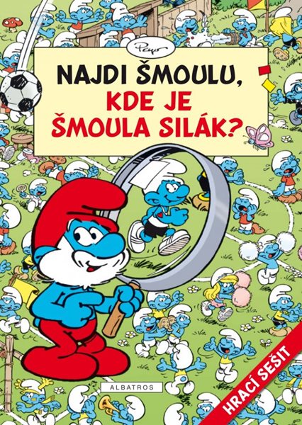 Najdi Šmoulu - Kde je Šmoula Silák? - Peyo - 21x30