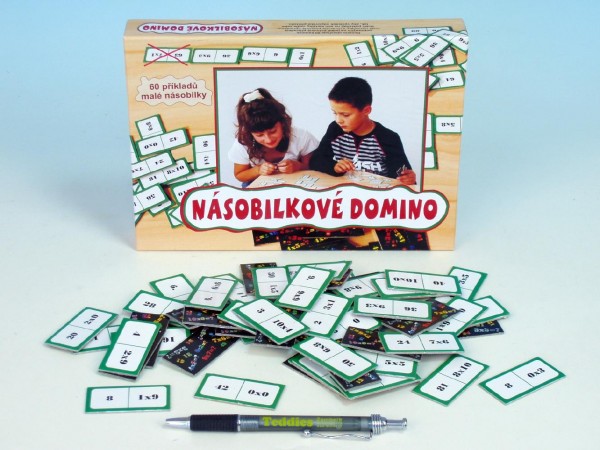 Násobilkové domino - společenská hra