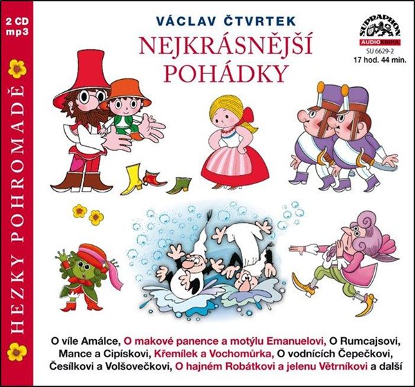 Nejkrásnější pohádky hezky pohromadě - 2 CDmp3 - Čtvrtek Václav