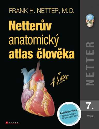 Netterův anatomický atlas člověka - Frank H. Netter - 22x29 cm