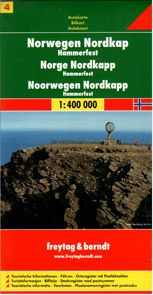 Norsko -4 - Nordkapp - mapa Freytag - 1:400 000