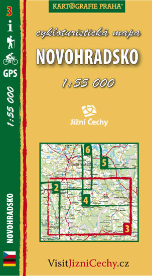Novohradsko - cykloturistická mapa č. 3 /1:55 000 - neuveden