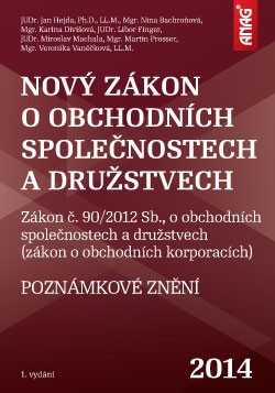 Nový zákon o obchodních společnostech a družstvech 2014 - N. Bachroňová