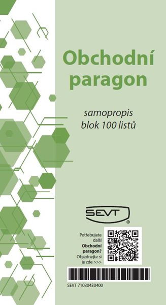 Obchodní paragon samopropis - nový