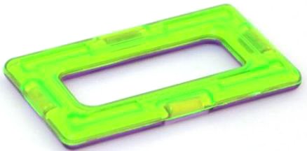 Obdélníček - Magformers 12 ks - magnetická stavebnice
