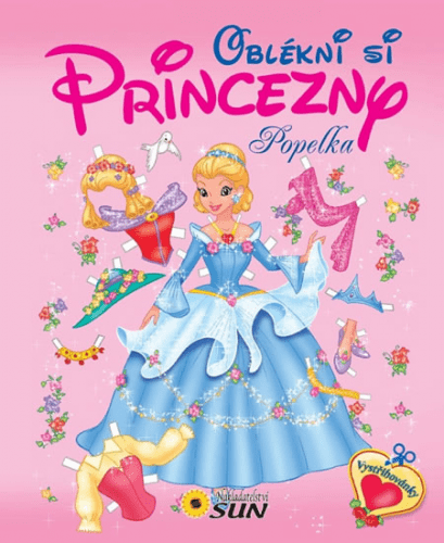 Oblékni si princezny Popelka - 22x27 cm