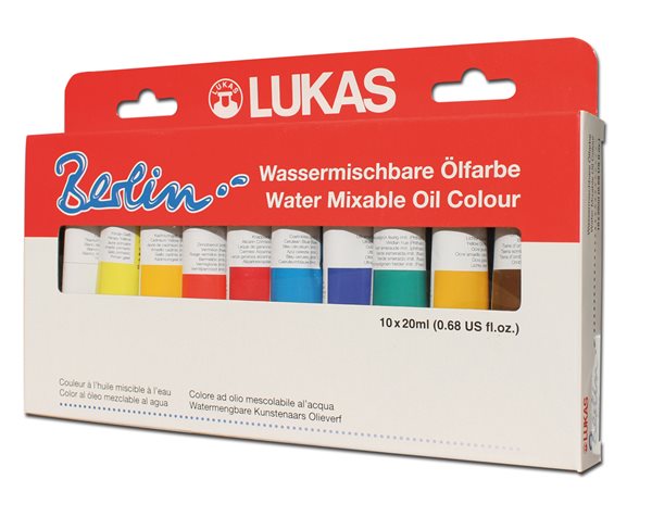 Olejové barvy LUKAS Berlin - 10 x 20 ml