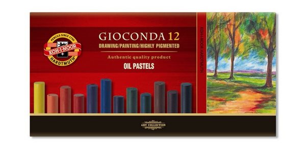 Olejové pastely Koh-i-noor - GIOCONDA 8352 - 12 ks