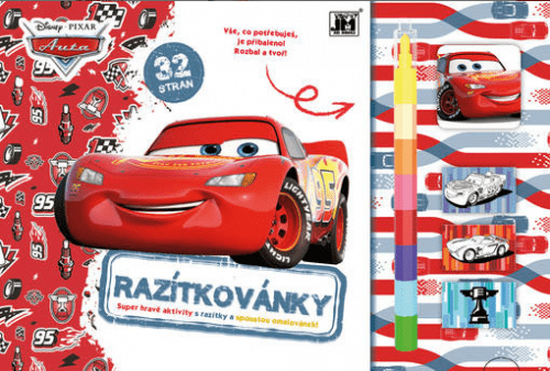 Omalovánka- razítkovánky - Auta