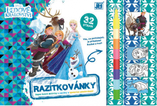 Omalovánka- razítkovánky - Ledové království