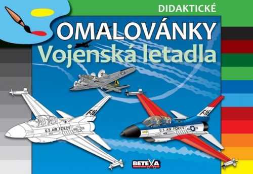 Omalovánky - Vojenská letadla ( didaktické omalovánky ) - neuveden