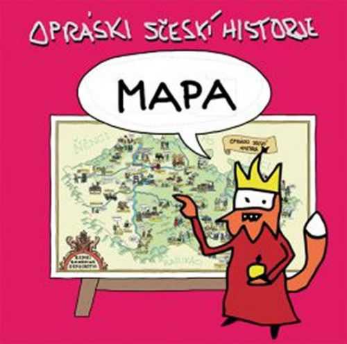 Opráski sčeskí historje - mapa - jaz - 15x15 cm