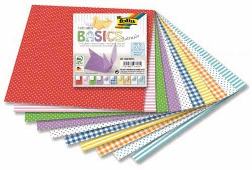 Origami papír Basic intensiv