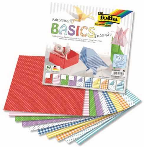 Origami papír Basic intensiv