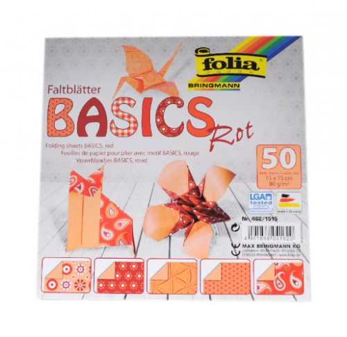 Origami papír Basics 80g/m2 - 10 x 10 cm