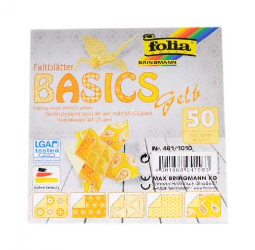Origami papír Basics 80g/m2 - 10 x 10 cm